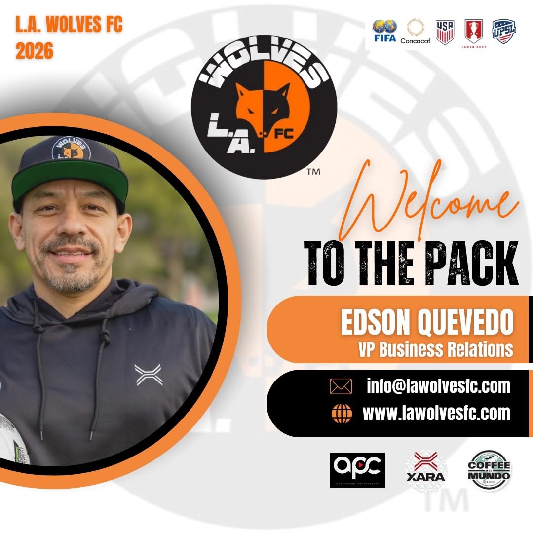 LAWolvesFC's tweet image. Welcome Edson to the Wolf pack ! Let’s build a winner!