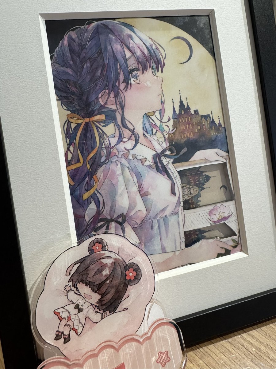 明るい夜の街ちゃんのなんちゃって複製原画完成したー！！ 優子鈴さん