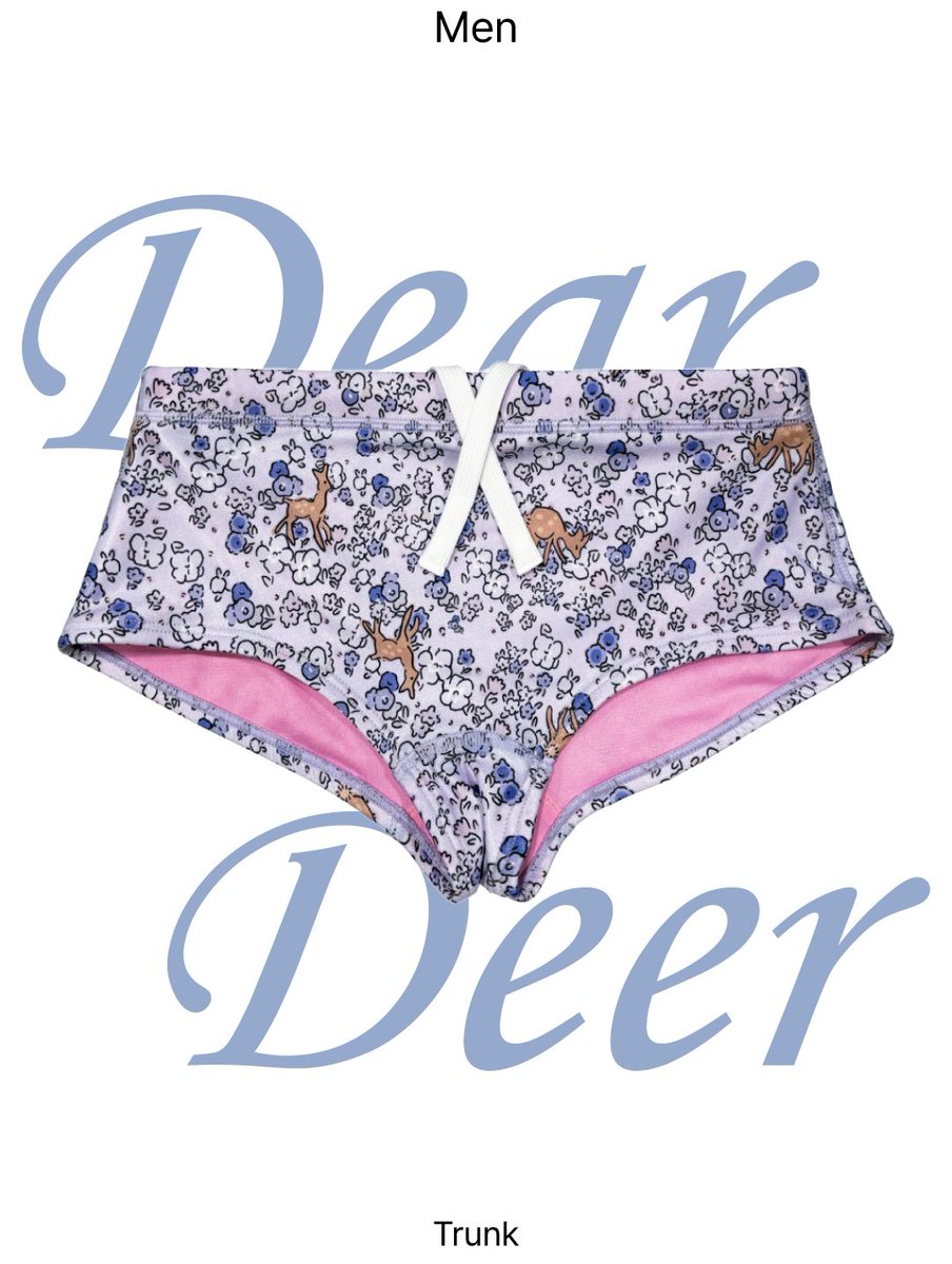 pooltimejp's tweet image. 今年1月、
どんな水着と一緒にスタートしますか？

🦌 ブルートーンの花畑に
可愛らしい鹿がそっと佇む Dear 鹿

🦊 花畑を自由に駆け回る
小さな狐を描いた Dearきつね 

気持ちのいいはじまり、
今年のスタートも フルタイム水着と一緒に💙 ✨