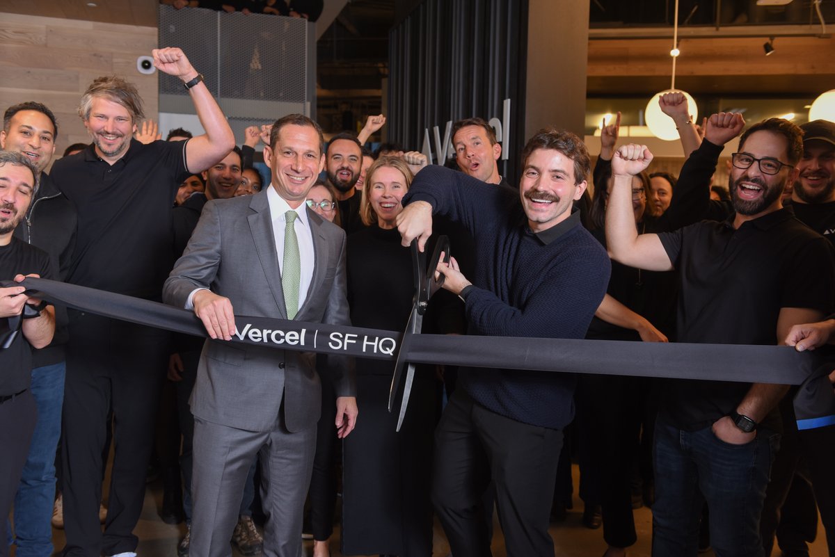 New year, new office.

Building the future of AI from downtown San Francisco.

Thank you Mayor <a href="/DanielLurie/">Daniel Lurie 丹尼爾·羅偉</a> for joining us in celebration of our new HQ.