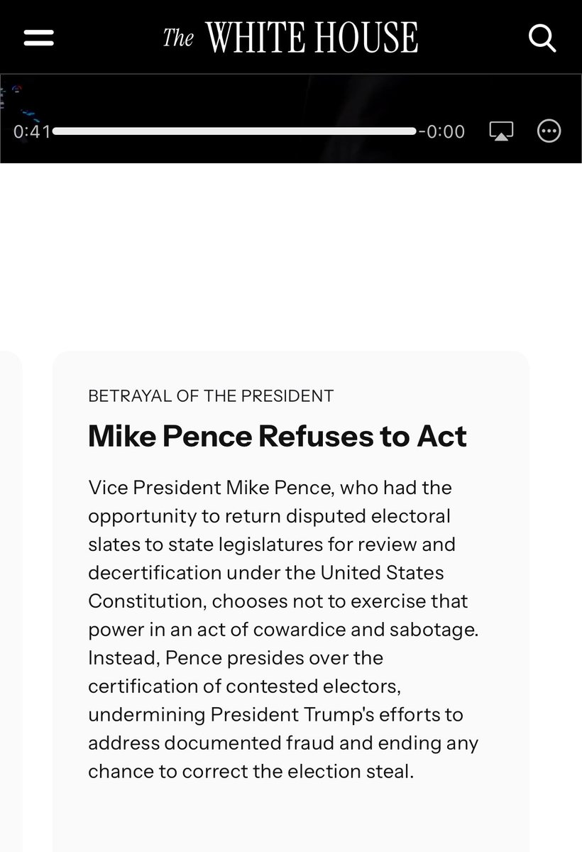 realLizUSA's tweet image. This is fantastic. 

“2020 is considered the greatest election theft in U.S. history, with widespread fraud deliberately ignored by courts, officials and the media.”

whitehouse.gov/j6/