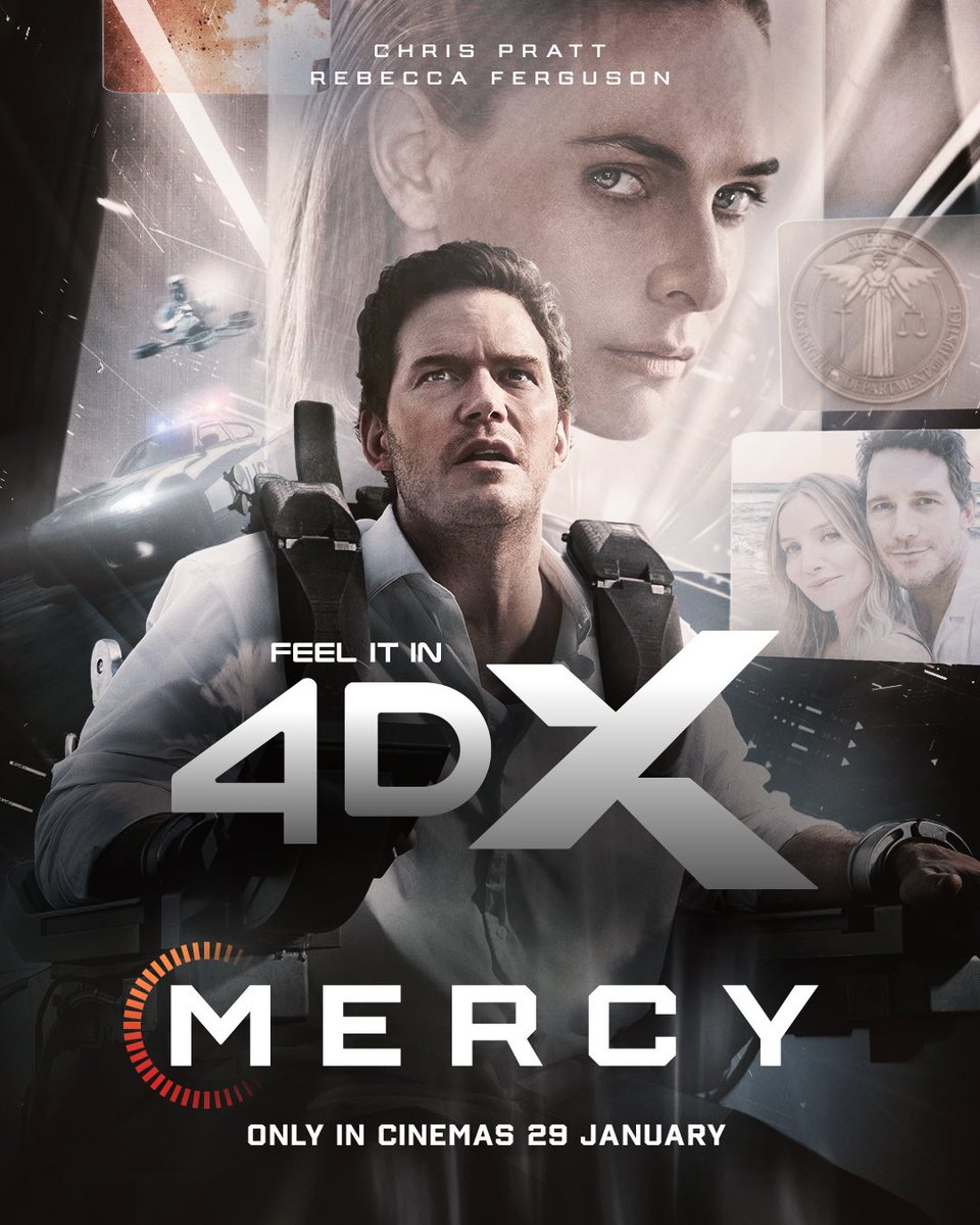 GSCinemas's tweet image. Your #4DX chair will prove your innocence…or guilt.

Experience #MercyMovie in Malaysia only at GSC, starting 29 Jan! 🎬🇲🇾

#ChrisPratt #RebeccaFerguson #MercyMovieMY