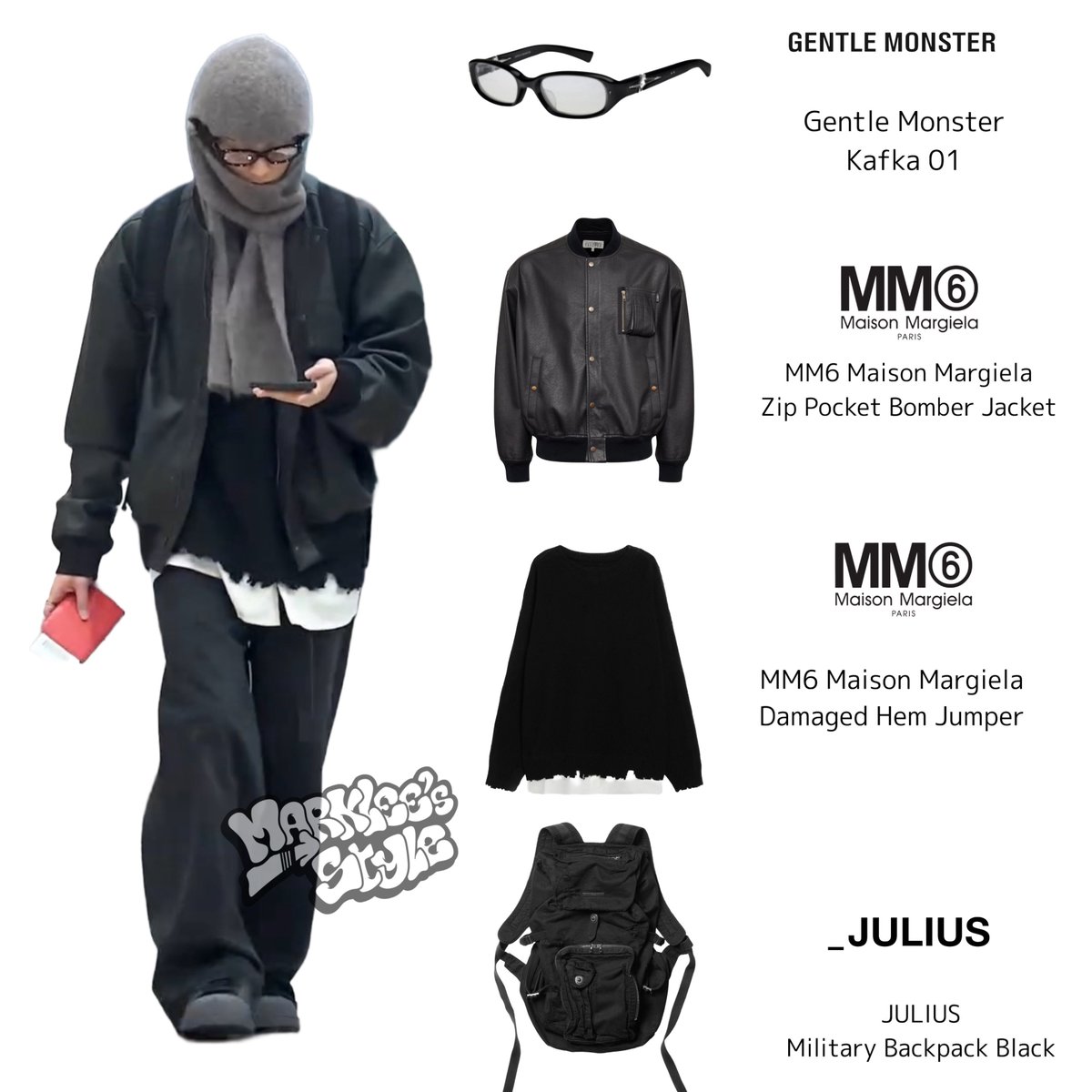 MARK LEE Airport Fashion ✈️ GMP 【Gentle Monster】 Kafka 01