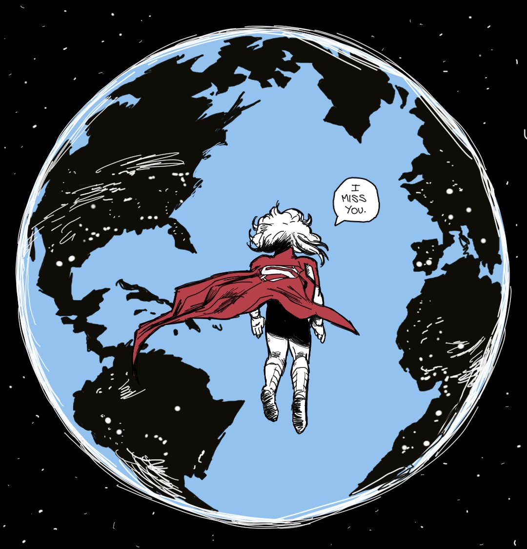 supergirl red and blue