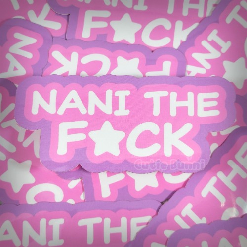 I just received Nani The F*ck Vinyl Sticker by Cutie Bunni from matsuta via Throne. Thank you! throne.com/lilleafei #Wishlist #Throne