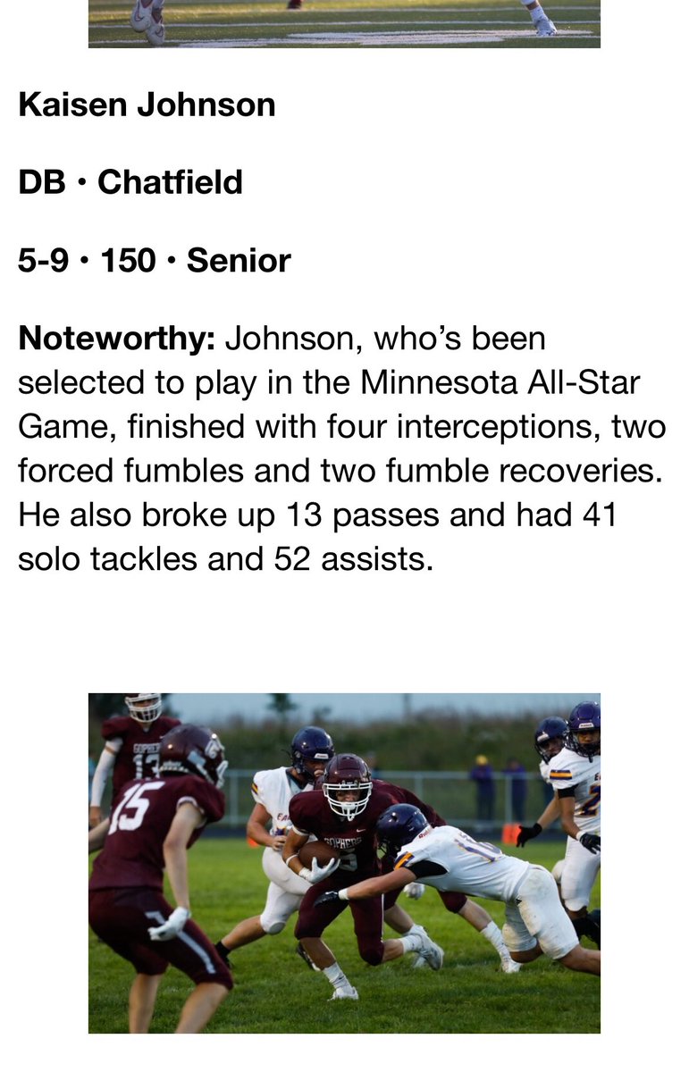 Kaisen Johnson 26’ tweet media