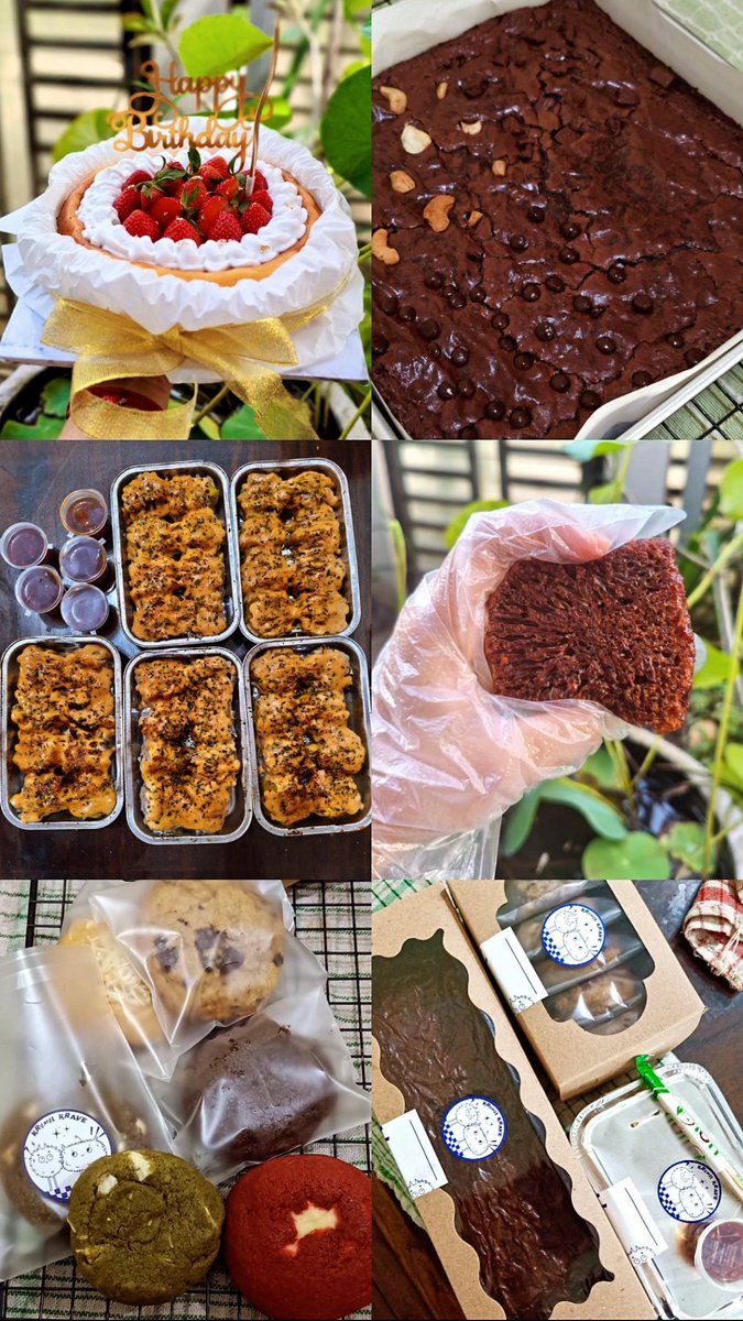 slythheryn's tweet image. hi temen2 minta tolong RT yaa 🥺🫶🏻

aku jualan brownies, cookies, bolu sarang semut, cheesecake, dan dimsum mentai jugaa! pakai premium ingredients semua dan murah2 ajaa. sistemnya PO 1 hari, kalau ada yg mau order bisa DM aku yaa 💙

📍Bekasi
🚚 gosend/paxel/COD(GGP/st BKI-SUD)