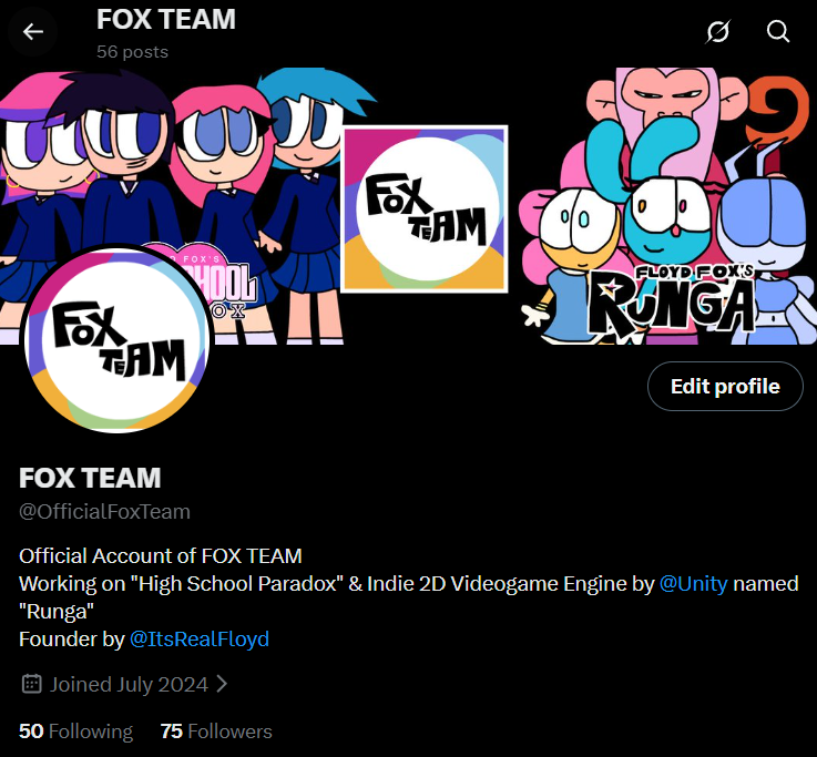 Super Vice Animation and Trophy Plus Games are both changed into "FOX TEAM"