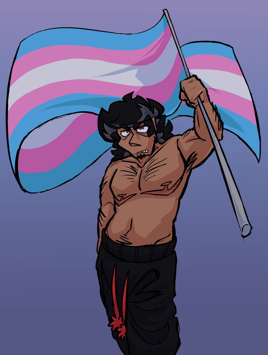 Hexagoober's tweet image. in light of recent events i want to make it extremely clear that transphobia will never be tolerated on my account and that trans people always have and always will deserve the right to live as themselves in the body that they choose