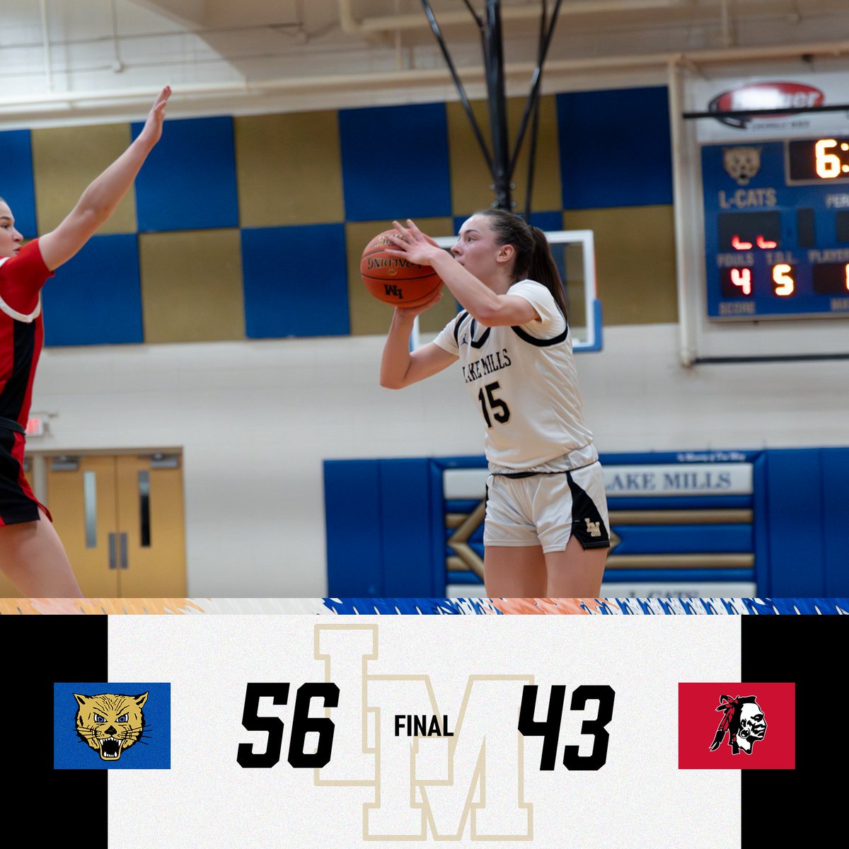 Lake Mills Athletics tweet media