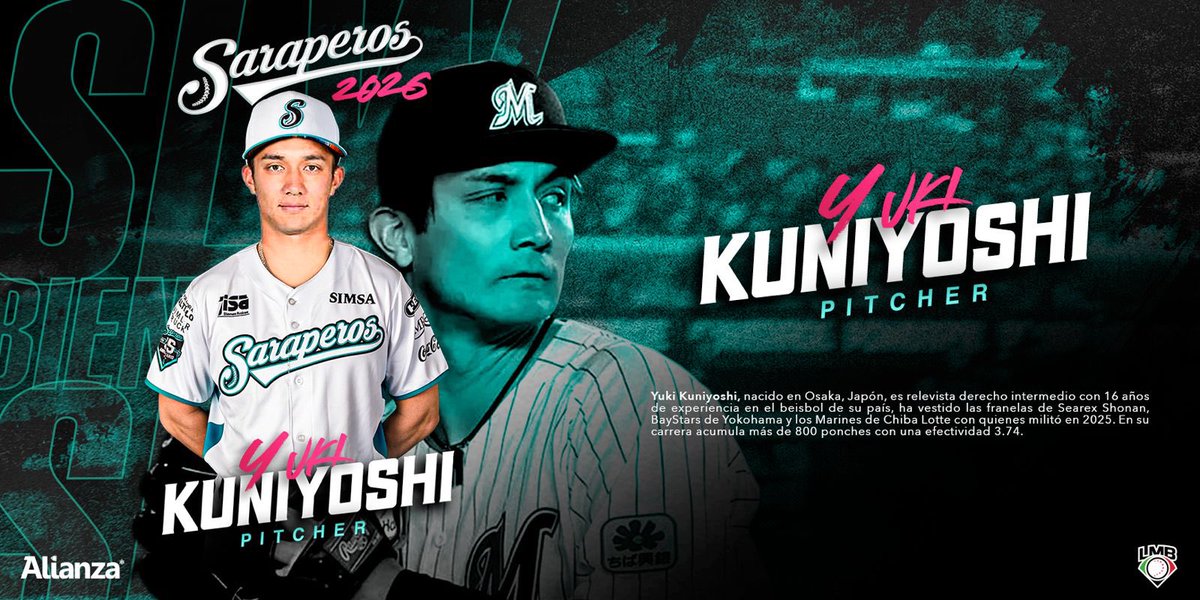 ¡𝗕𝗜𝗘𝗡𝗩𝗘𝗡𝗜𝗗𝗢 𝗔 𝗦𝗔𝗟𝗧𝗜𝗟𝗟𝗢!: Yuki Kuniyoshi. 

#SLW