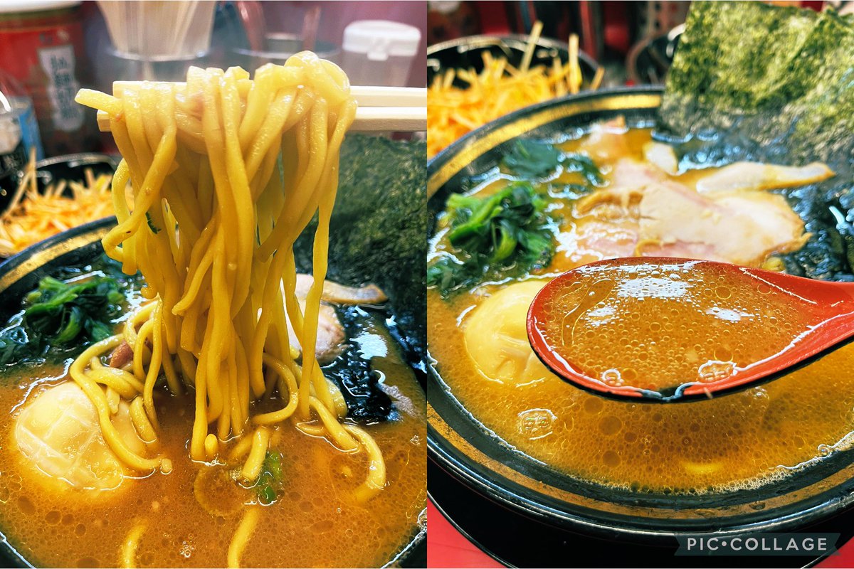 2026年柏での🍜始めはこちらへ😋
コールは味濃いめ油多め🗣️
しごわの背徳ラーメン😈
深夜1時まで🈺有難い🥹
モチモチの自家製平打ち麺に豚骨醤油スープがベストマッチ🫰ご馳走様🙏
【ネギラーメン赤】
・燻製玉子
・キクラゲ
・チャーシューまぶし
#豚骨醤油ラーメン王道家柏店
#どさんこ柏ラーメン部
