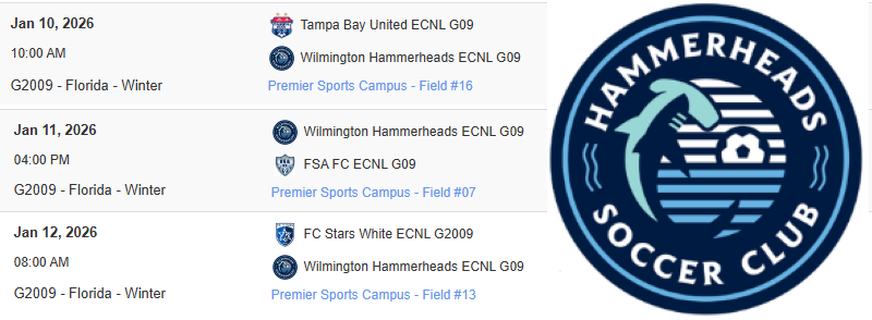 2009 Hammerheads Girls ECNL tweet media