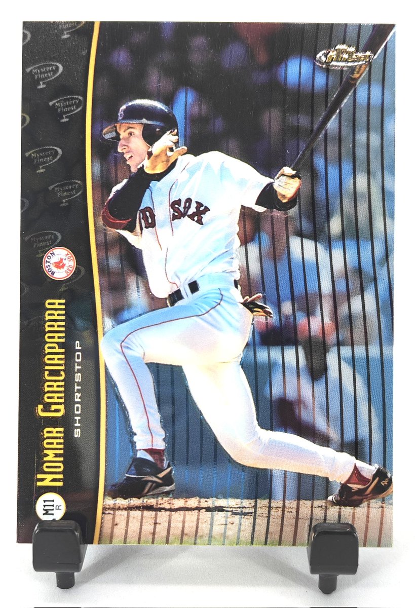 BoSnapsPhoto's tweet image. 1998 Topps Finest Mystery Refractor dual sided with Jose Cruz Jr