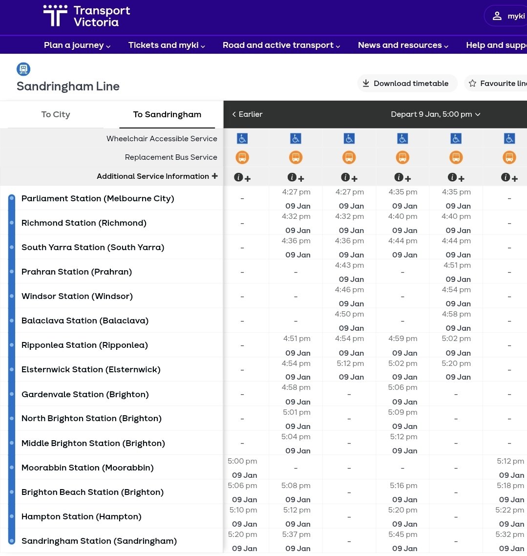 craig_halsall's tweet image. Peak hour #SandringhamLine SH shuttle bus Sandringham - Moorabbin 

❌️ No mention to change trains at Caulfield due to #FrankstonLine works (&amp;amp; again for City Loop due to #PakenhamLine works)

❌️ Also, oddly not running Fri arvo BUT times shown on online timetable... 😒