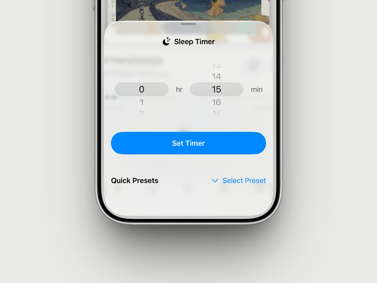 ArcadeBuilds's tweet photo. Made few UI enhancements in Sleep Timer for Tuneo. https://t.co/udks6JsvLj