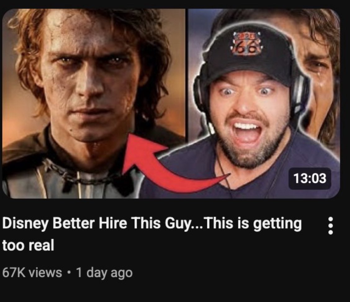 brookstweetz's tweet image. “Disney better hire this guy” and it’s someone churning AI slop