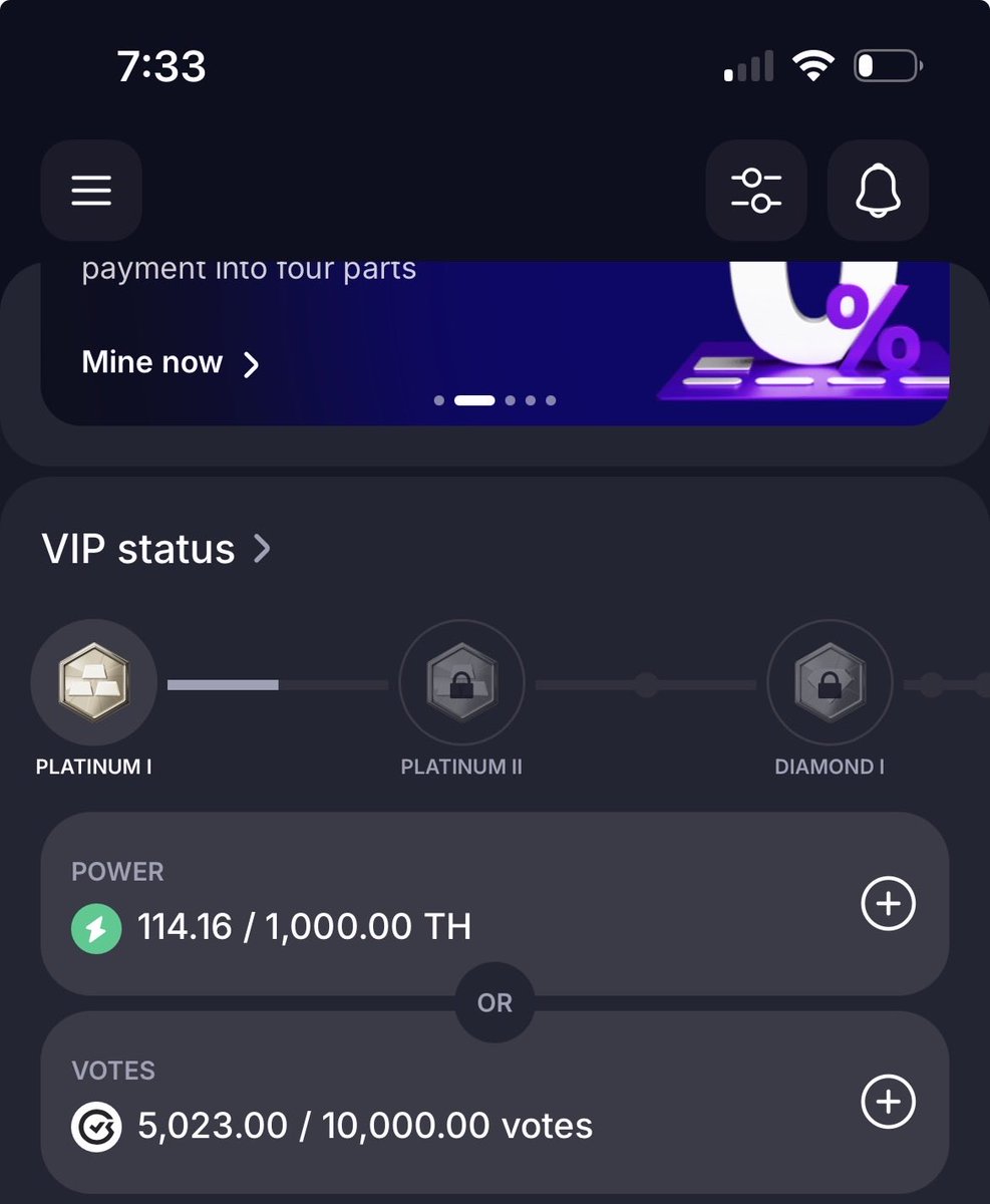 KoachKlamm's tweet photo. Platinum VIP KoachKlamm has a nice ring to it. Dm or check bio for deets. Let’s start your journey today. #TrendingNow #GoMining #GoMiningtoken #BitcoinMining #Bitcoin #BTC https://t.co/E48LQgLEvU