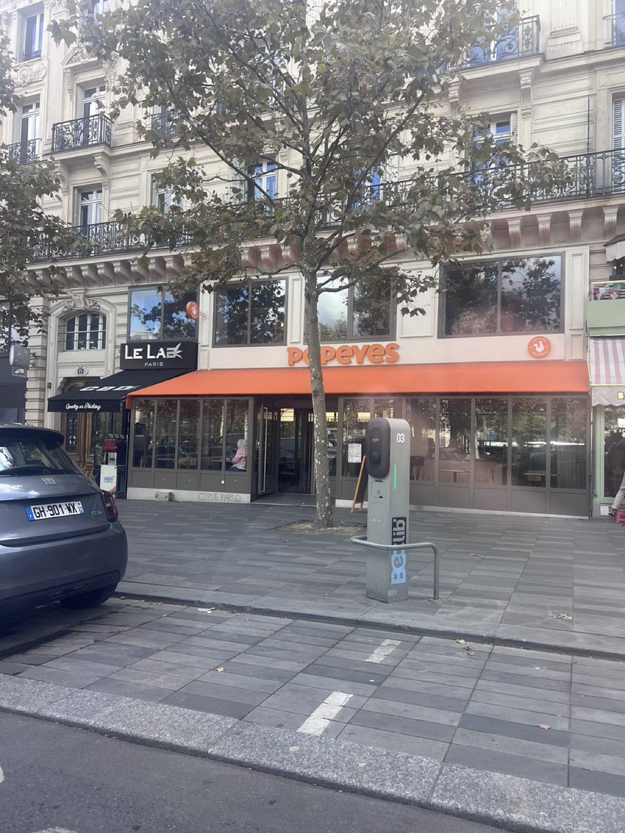 Hoopss's tweet image. They have Popeyes in Paris?