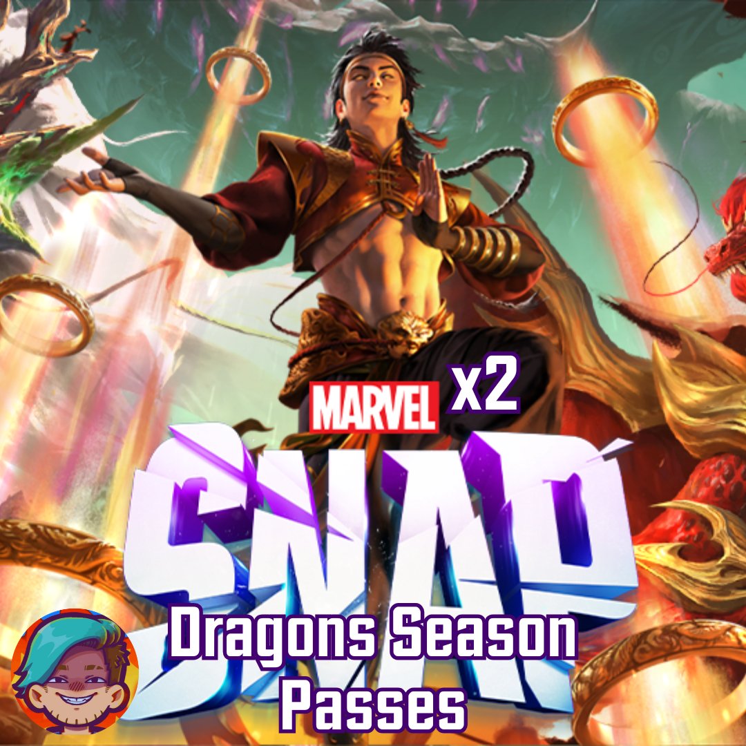 GreGor_2424's tweet image. 🚨Giveaway!🚨

 x2 Dragons @MARVELSNAP Season Passes

To Enter:

✅ Follow @GreGor_2424

✅ Follow my Twitch Channel

✅ Like and Retweet

✅ Comment the card you are most excited for. 

☑️ Optional Sub to my YT. (also checkout my MTG Channel)💙

🔗👇

Winners will be chosen Jan…