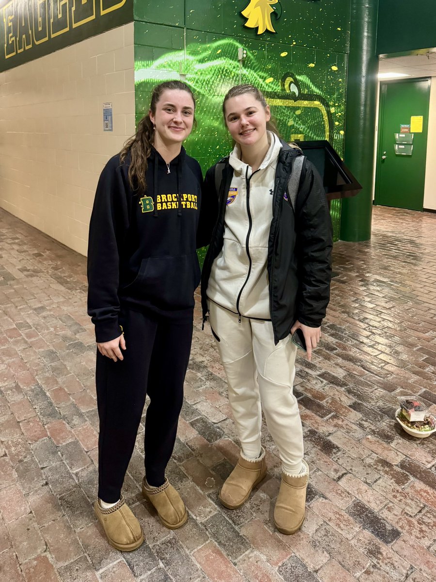 full_courthoops's tweet image. FCH teammates playing each other in college today as @Brockport_WBB took on @ElmiraWBB .  Yeah Addy and Mallory!