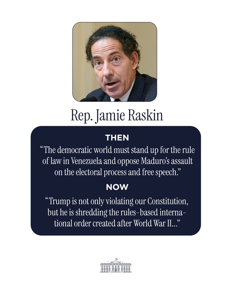 The <a href="/WhiteHouse/">The White House</a> is going nuclear tonight posting a thread highlighting all the Democrats who have been completely hypocritical re Venezuela. 

BOOM🔥🔥🔥