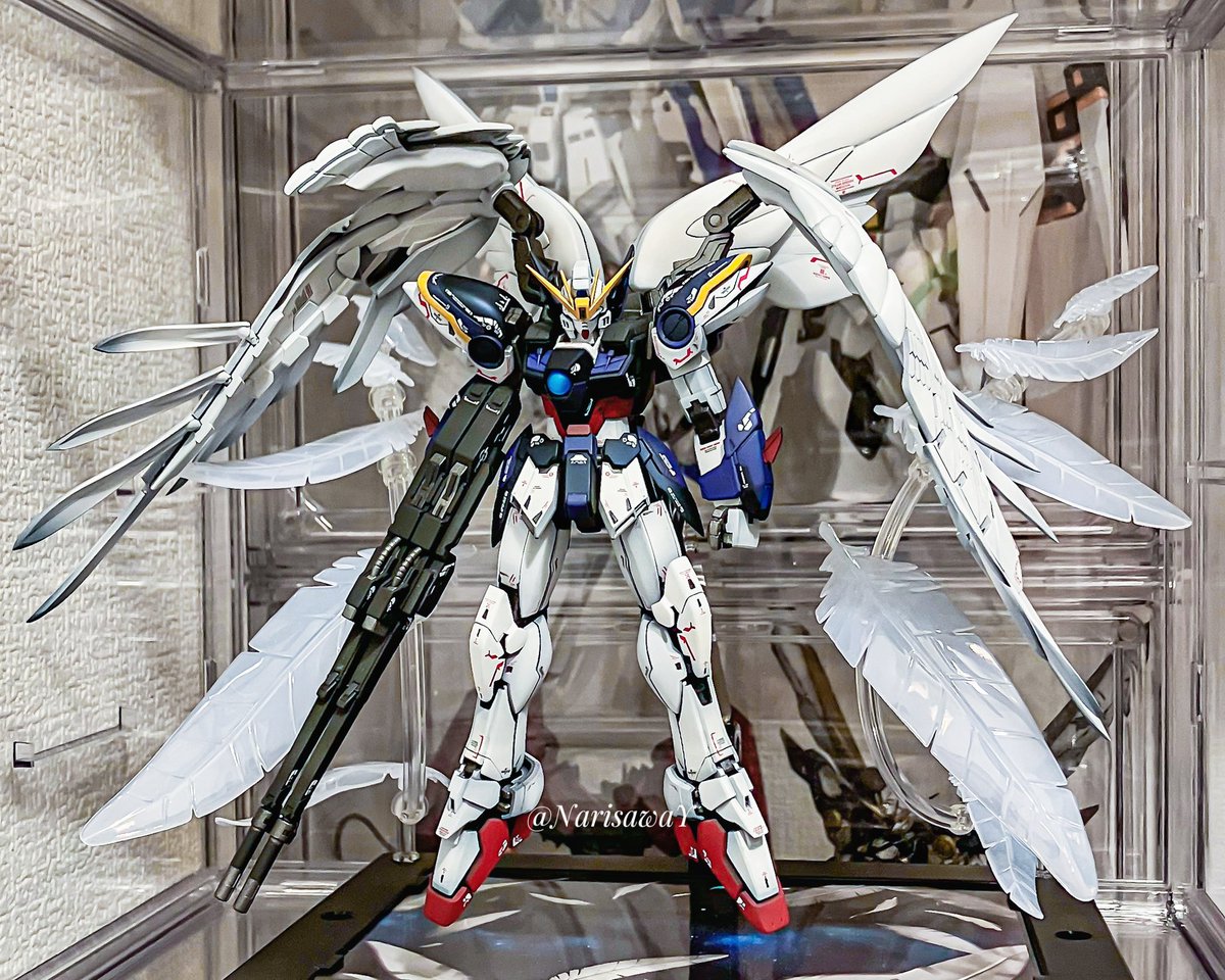 なにこれ…最高かよ… #セラフィムフェザー #RGウイングガンダムゼロEw