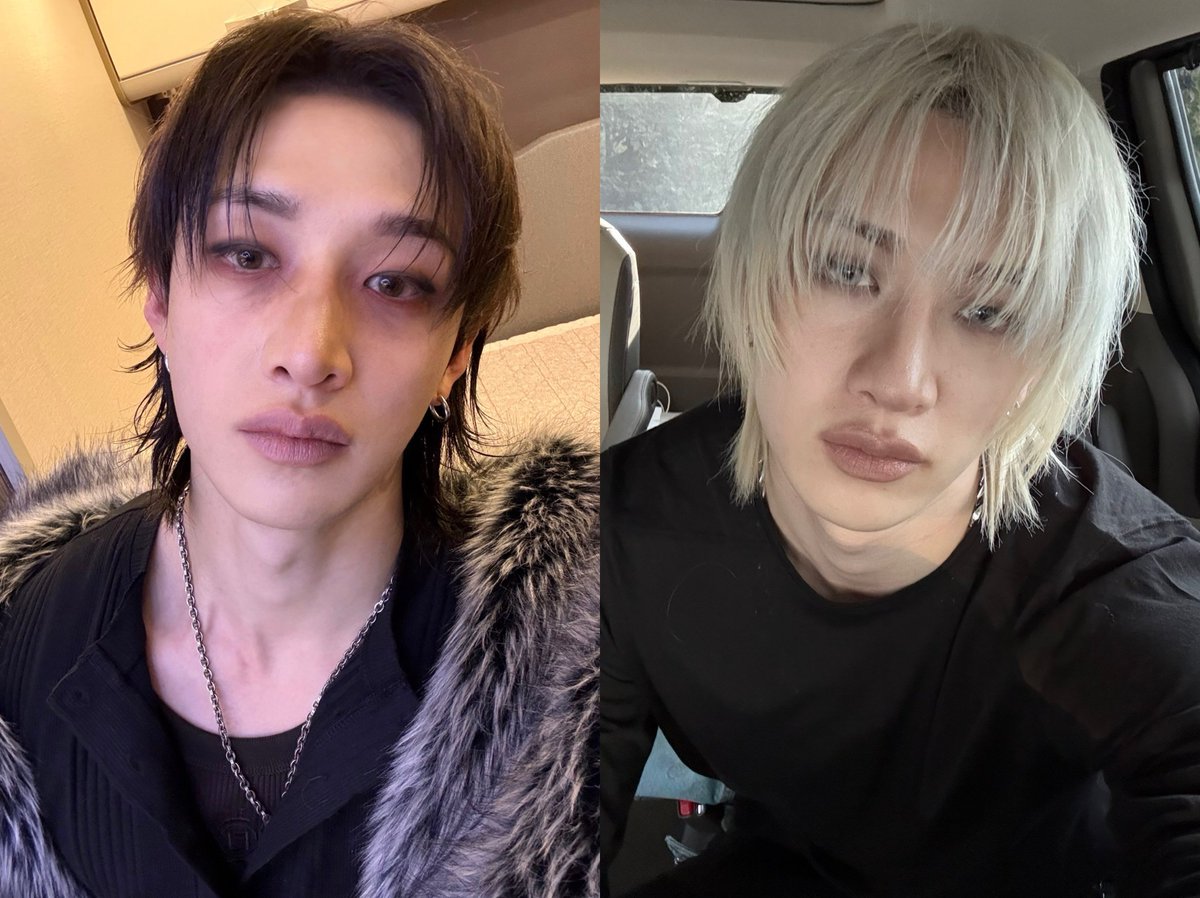 backsdoors's tweet image. very obsessed with the fact that blonde chan looks like an evil twin version of himself