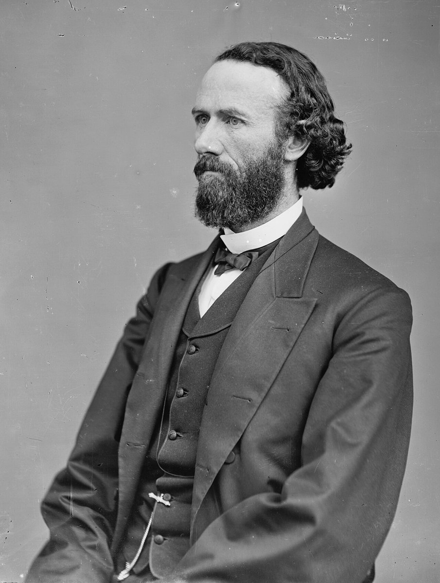 URDailyHistory's tweet image. 11 Jan 1864: During the U.S. Civil War, #Senator John Henderson of #Missouri introduces S.J. Res. 16, a joint resolution for a #constitutional amendment to abolish slavery. The Thirteenth Amendment, which he co-authored, abolishing slavery would be ratified on December 18, 1865.