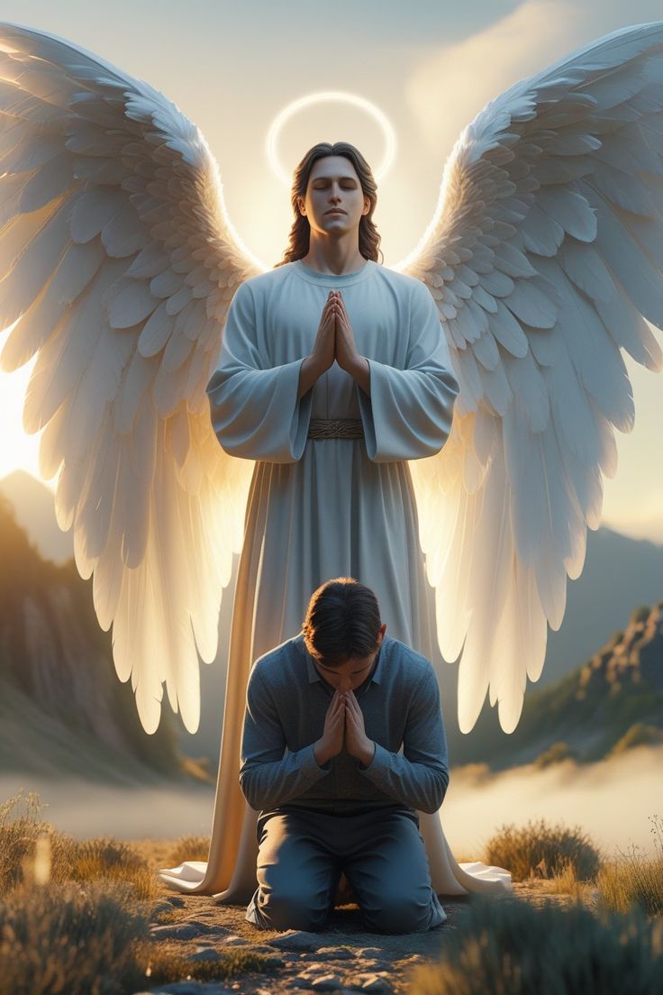JustAdaugoijele's tweet image. My Guardian Angel

O Guardian Angel,
sent from the throne of God,
my faithful companion from the cradle of my soul,
stand beside me this day and every day that follows.  Wrap me in the shadow of your wings
when the sun burns too fiercely,
and light my path when night swallows the…