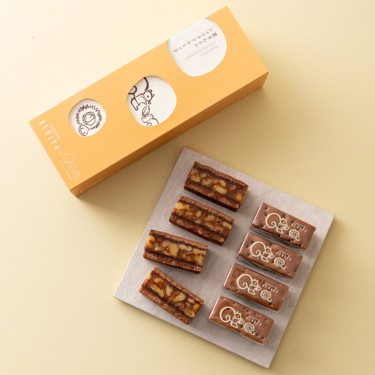 🌰栗きんとんショコラクルミッ子🐿 CALVAの看板商品「栗きんとん