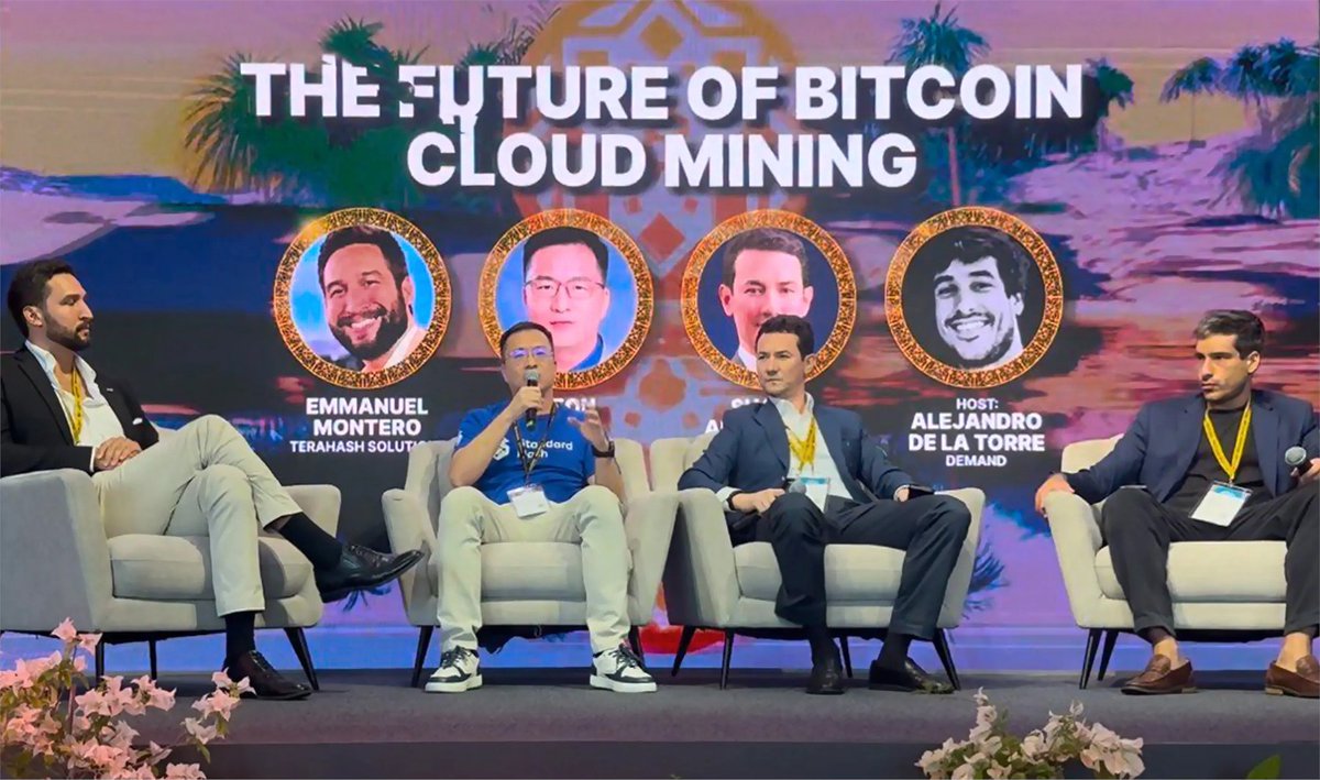StandardHash's tweet photo. 👋 Meet @leonlyu_lv the founder of StandardHash and a pioneer in the Bitcoin mining industry since 2013.
With over a decade of experience, Leon has built a platform that simplifies mining for everyone.
#CryptoMining #BehindTheScenes #StandardHash https://t.co/U2Xr8zhYfo