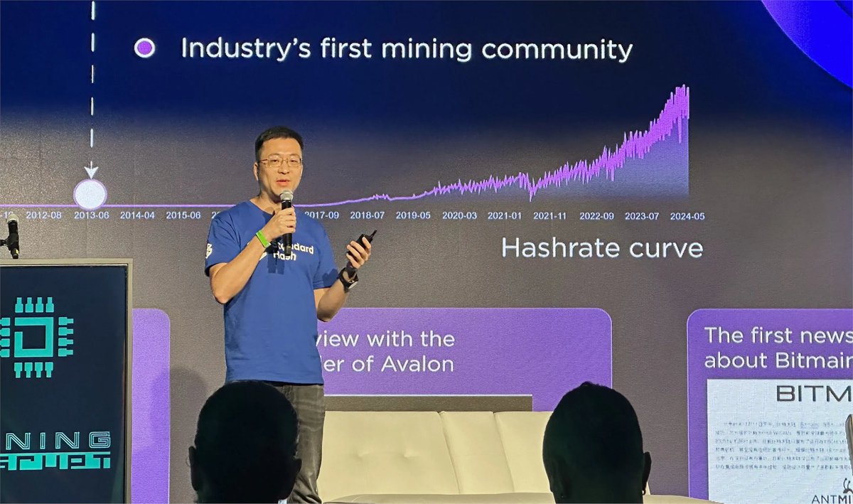 StandardHash's tweet photo. 👋 Meet @leonlyu_lv the founder of StandardHash and a pioneer in the Bitcoin mining industry since 2013.
With over a decade of experience, Leon has built a platform that simplifies mining for everyone.
#CryptoMining #BehindTheScenes #StandardHash https://t.co/U2Xr8zhYfo