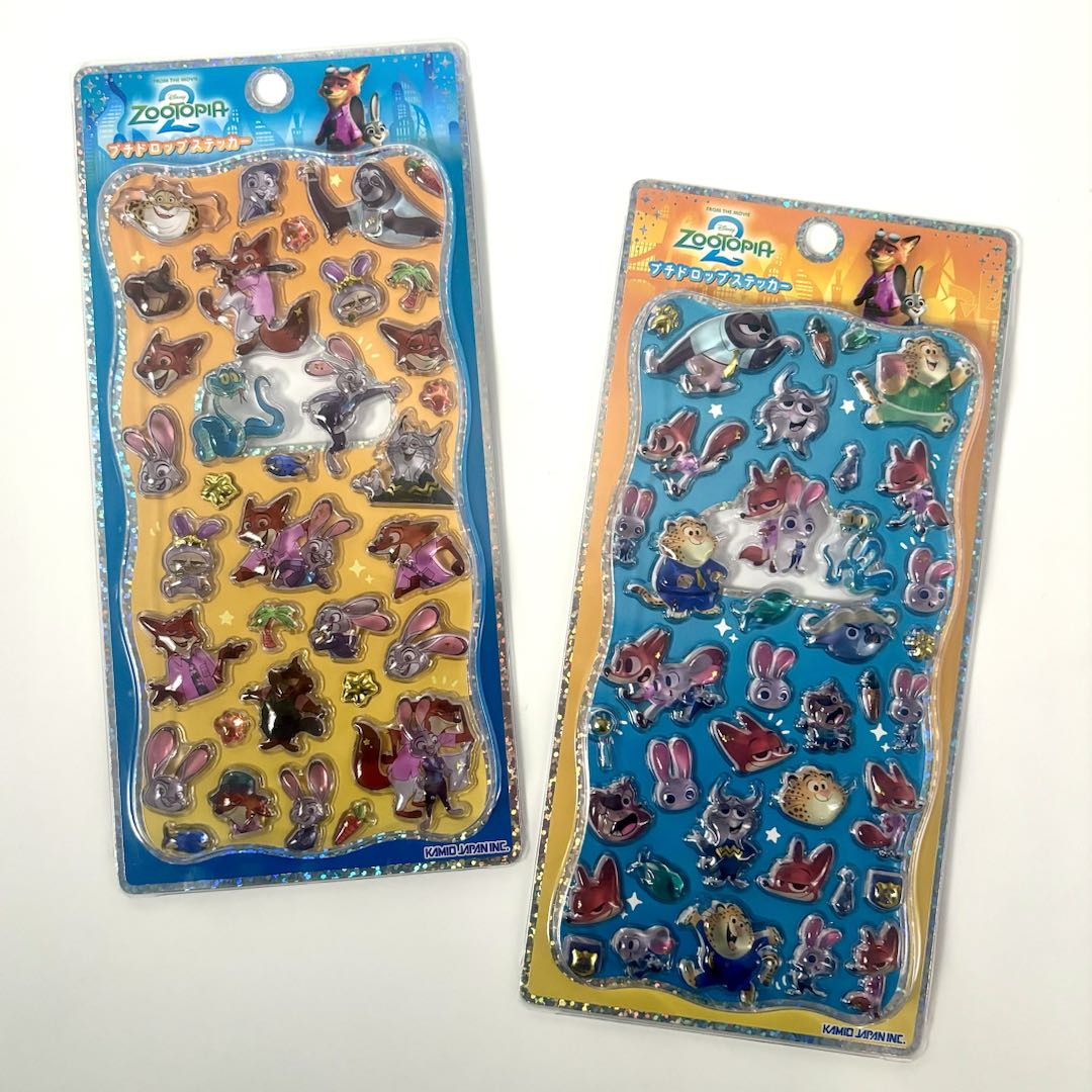 innclive's tweet image. 【新商品入荷情報】

カミオジャパンより、絶賛映画上映中「ズートピア2」のぷっくり立体的なプチドロップシールが入荷しました！！

絵柄違いで2種類登場😆💖

各種400枚ご用意して、本日1/7の19：00より下記URLにて販売開始いたします！👇
item.rakuten.co.jp/innclive/22311……