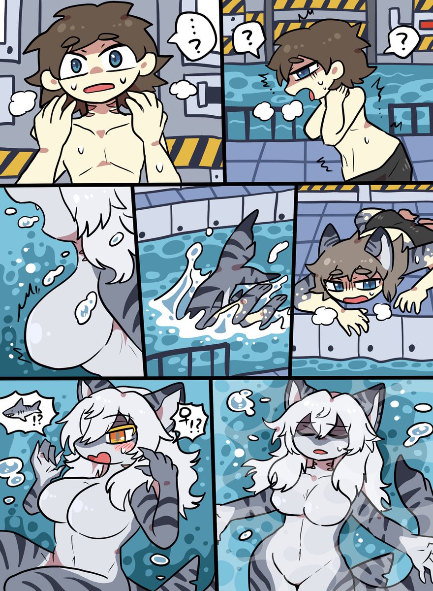 skebを納品しました🦈🌊 