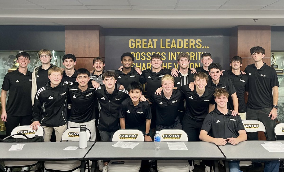 CentreSoccer's tweet photo. Back on campus for our 3-week January term. One of the better meetings I can remember, long, honest, and productive. Great back-and-forth on how we raise the standard this spring.
#CentreSoccer #NCAASoccer #JanuaryTerm #CollegeSoccer https://t.co/BXZpg4OK8A