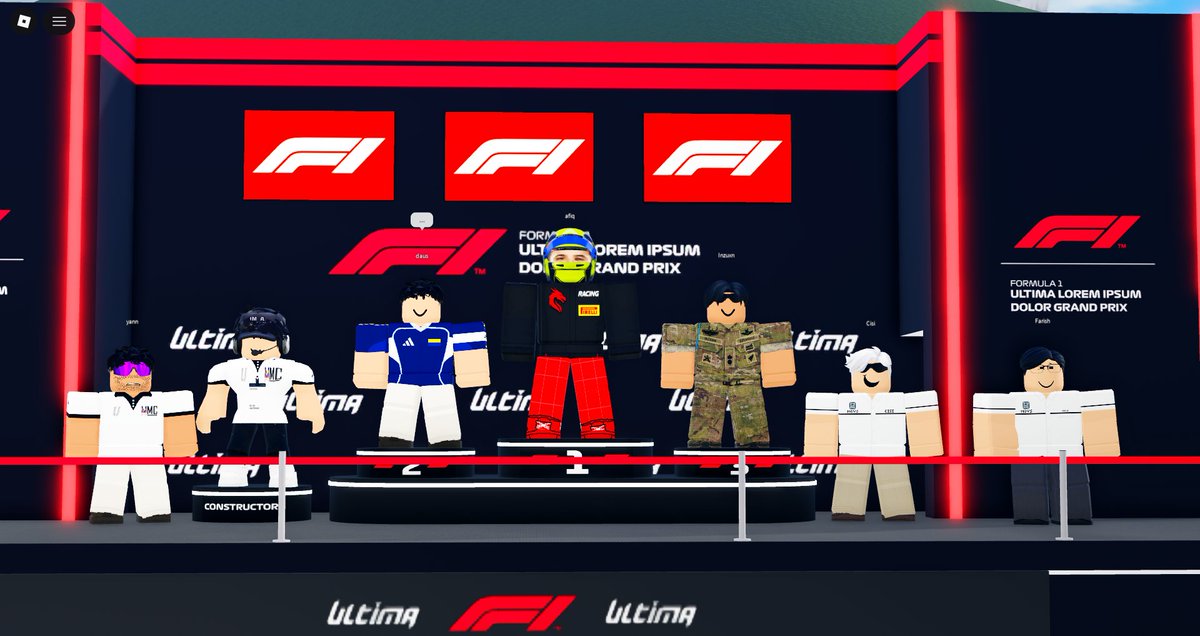 🏁 Fun Race: New Track
🏆 afieeqq
🥈 ezcbrololmalaya 
🥉 Inzuxn