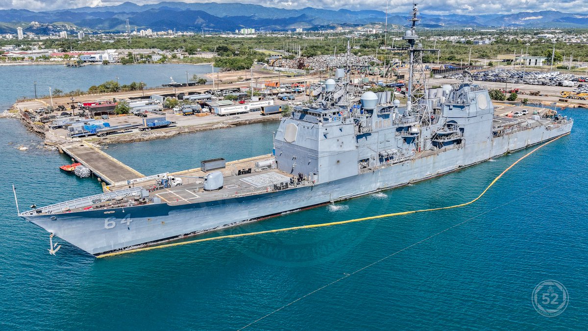 🚨UPDATE🚨 💥Operation Southern Spear💥
USS Gettysburg (CG-64) seen today January 6, 2026 moored at Ponce, PR. 
<a href="/MichaelBonet8/">Michael Bonet 🇵🇷</a> <a href="/daopz/">Daopz 🛡️</a> <a href="/HRspotting/">HR.spotting</a> <a href="/Gh0str1dr91/">Gh0str1dr🛩</a> <a href="/r4streando/">Eli</a> <a href="/sentdefender/">OSINTdefender</a>
<a href="/LatAmMilMVMTs/">LatAmMilMovements</a>