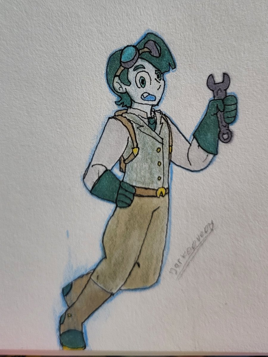 DarkEevee3's tweet image. Orson 

...because I like his vibe 😌 

(Also yes, I made him quite young. It's for an AU thing)

#pacman #pacmanfanart #pacmanworldrepac #art #traditionalart