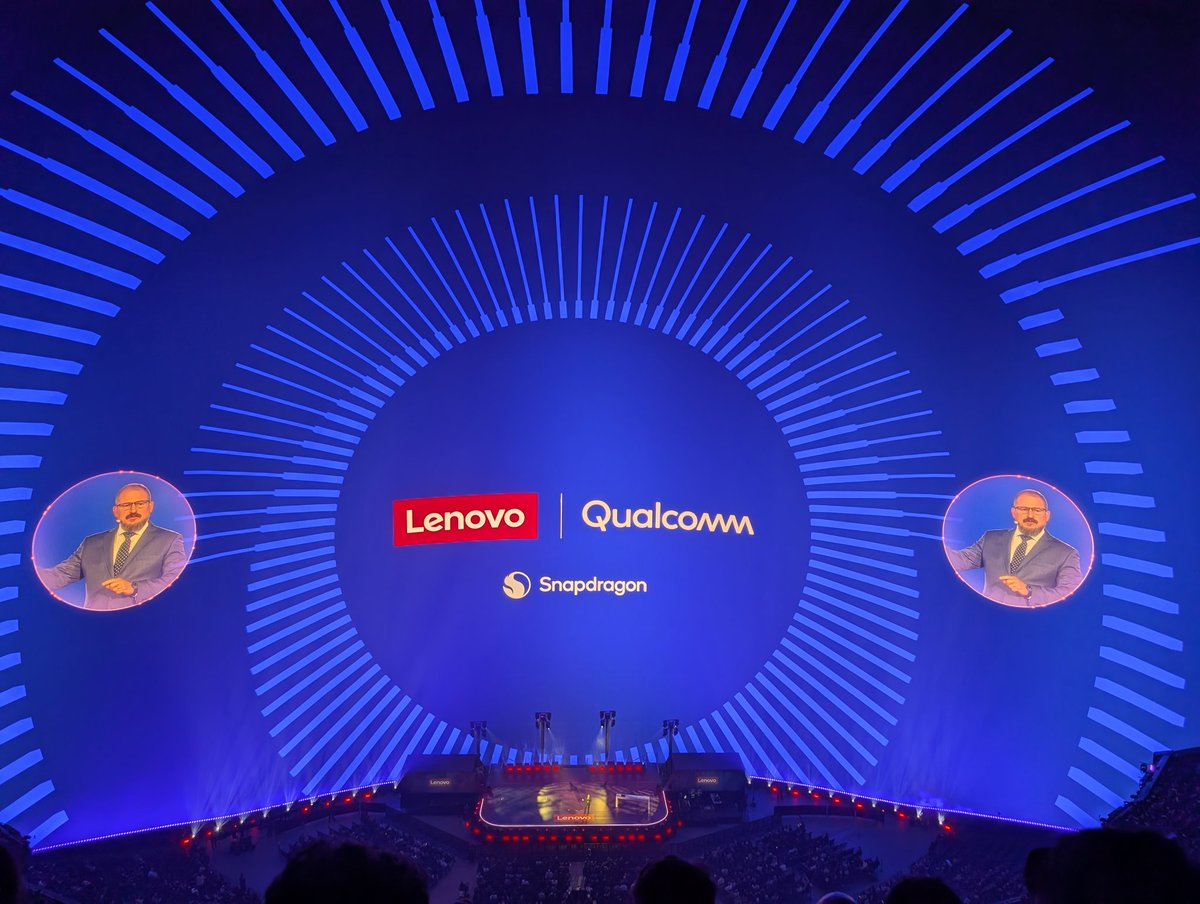 Unbelievable! <a href="/Lenovo/">Lenovo</a> hijacked Vegas' Sphere for two whole hours only to bore 20,000 techies with 80s presentations on a 100-meter-high screen 🥱🫣😴😵