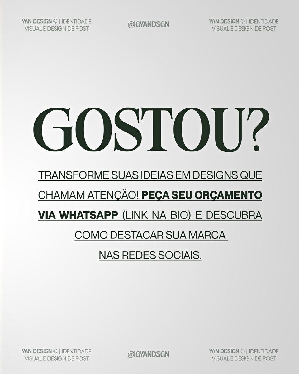 Yan Design © | Atendimento pelo WhatsApp. tweet media