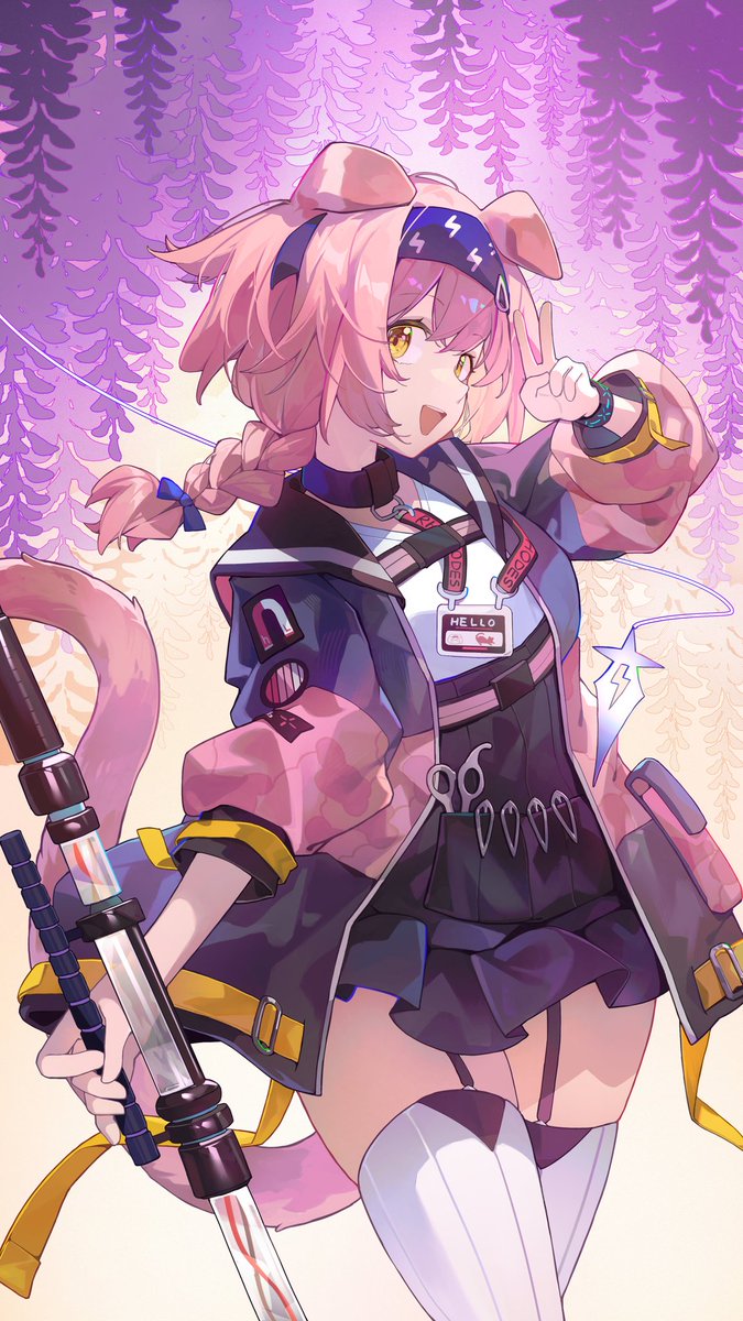 happy birthday🐱🎂 #Arknights #明日方舟 #澄闪 #アークナイツ #goldenglow