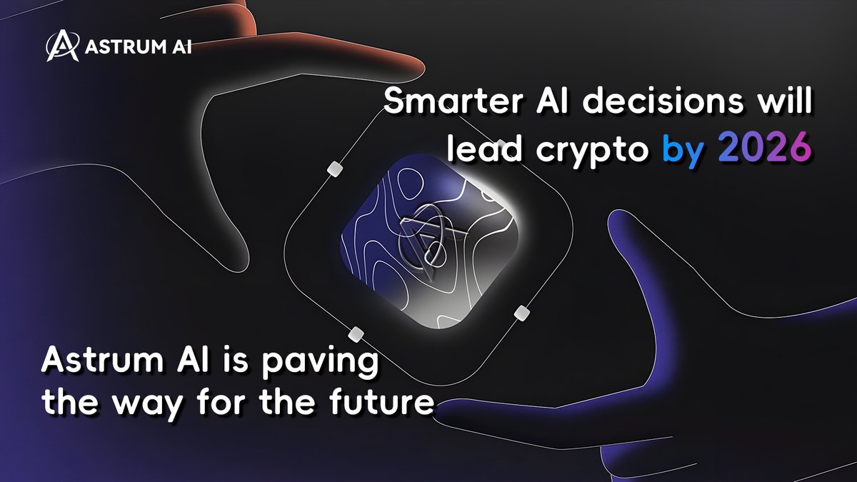 AstrumAI_'s tweet photo. 🤖The future of AI in crypto? Smarter, not louder 

2026 is when AI-backed decisions will rule the crypto world 🌐

Astrum AI is shaping that future 🔮

#AstrumAI #AI2026 #FutureOfFinance #Web3 https://t.co/zXjAmdXCRB