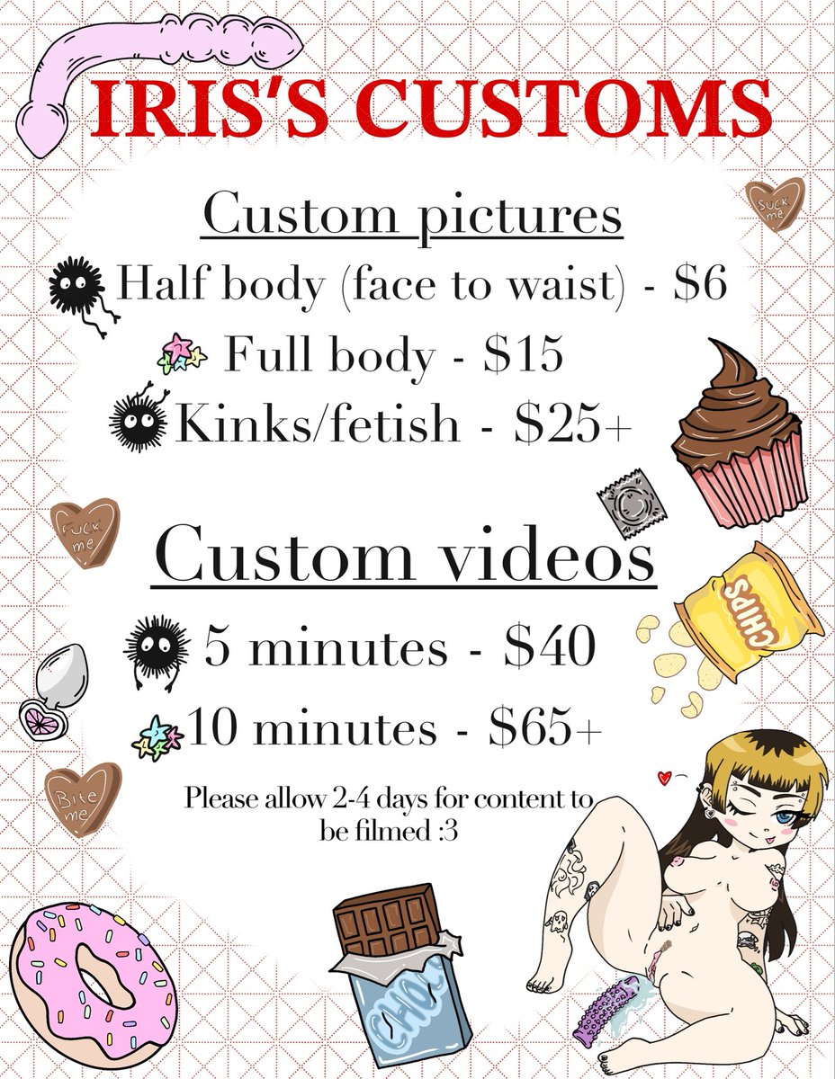 Finally created a custom sheet for OF! My page is free -irissweets! I hope this helps you ♥️🥰