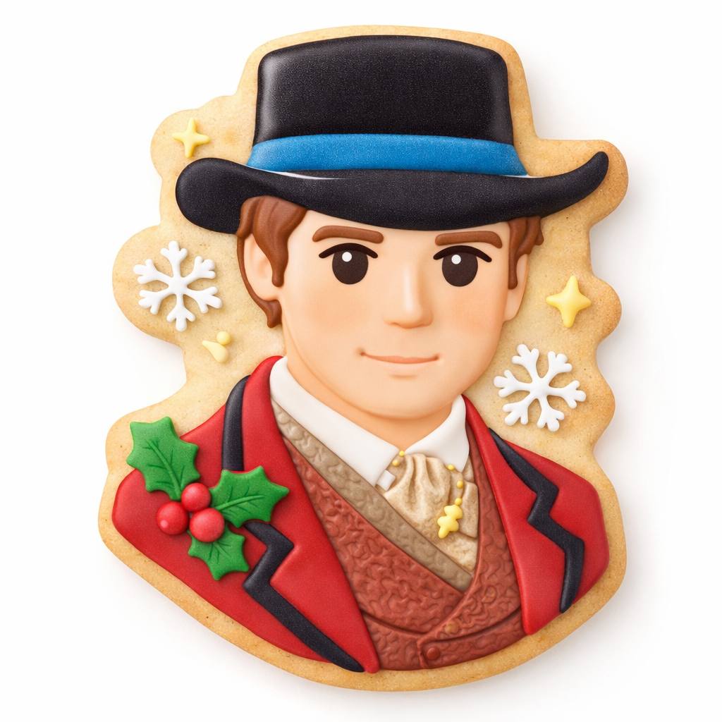 AI created plushie and sugar cookie of <a href="/AnthonyStarke/">Anthony Starke</a> as Ezra Standish in #MagnificentSeven
