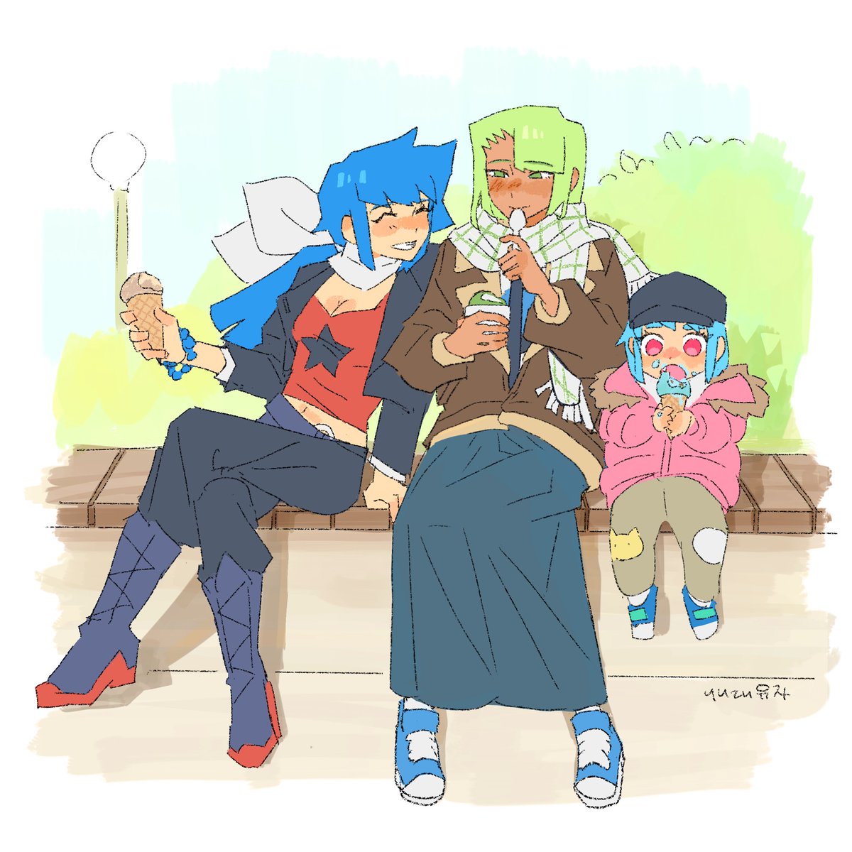 [fanart] foodcourt ice cream in winter 🍨❄️ :]