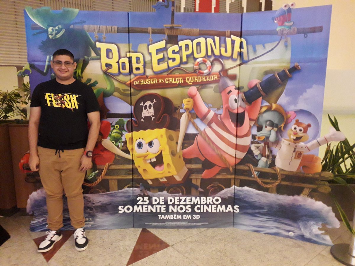 AlissonJonantha's tweet image. Está Estreando Nos Cinemas Bob Esponja Em Busca Da Calça Quadrada #SpongeBob #SpongeBobMovie #SpongeBobSquarepants @SpongeBob @ParamountPics @ParamountBrasil @cinepolisbrasil @RioMarKennedy