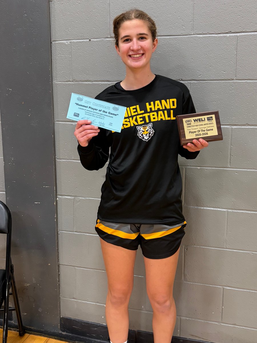 Liza Jobson, Daniel Hand High School, scored 21 points, in a 56-42 win over Jonathan Law TheCoachWELI
