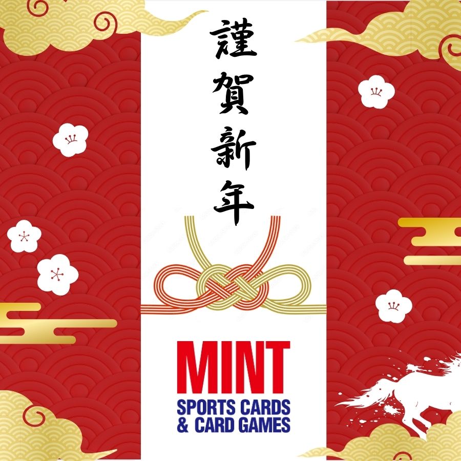 🎍新年のご挨拶🎍 新年明けましておめでとうございます。 旧年はミントモールをご愛顧いただき、誠にありがとうございました。 本年も皆様に トレーディングカードを通じて、コレクション文化を楽しんでいただける運営を心がけてまいります。 2026年もどうぞよろしくお願い ...