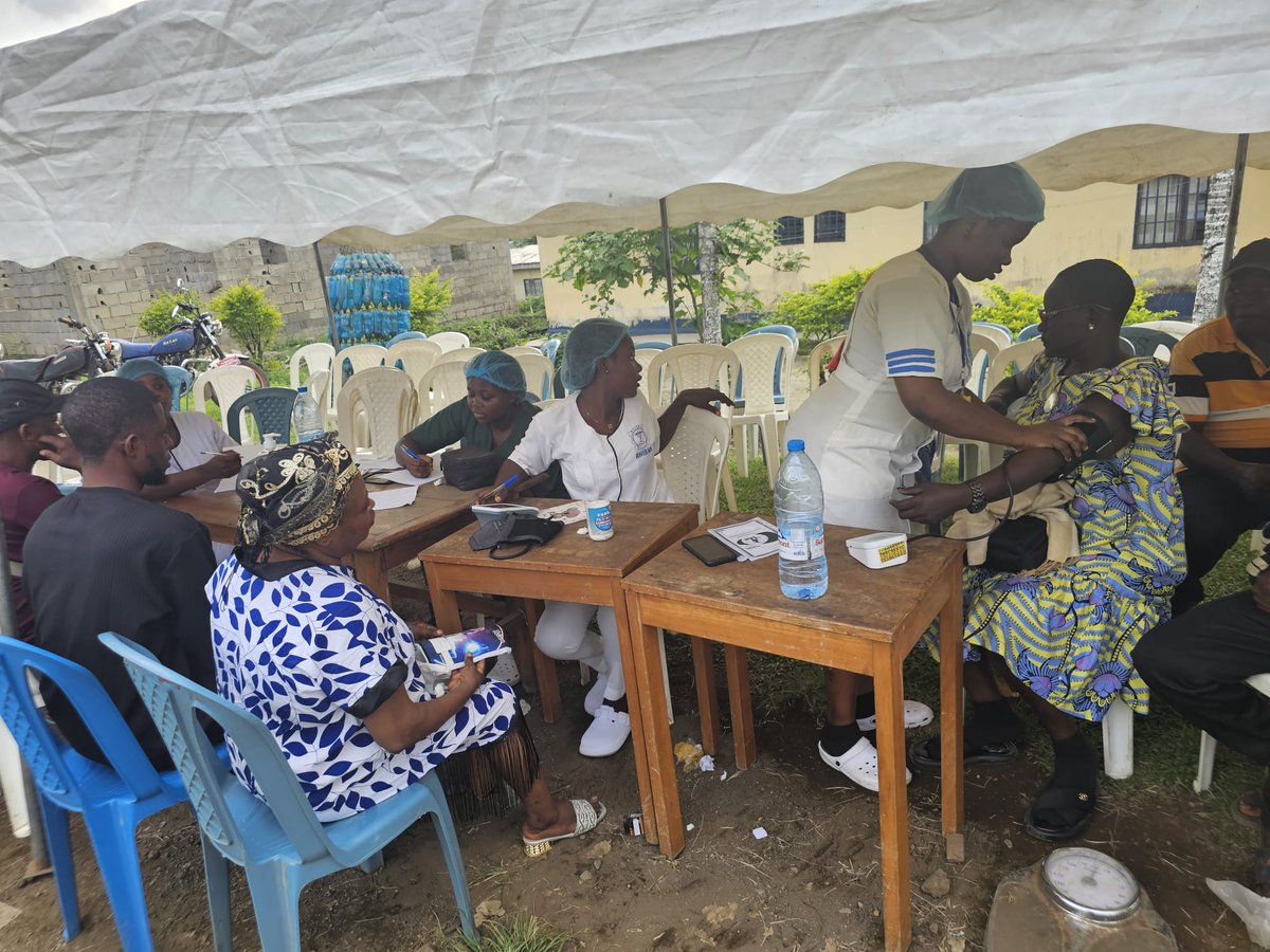 BACDA_USA's tweet photo. First Healthcare Campaign sponsored by BACDA USA- Healthcare chair; Ms Mbome held at Tombel. Many thanks to the team on the ground lead by Dr. Ajimo. https://t.co/YDxXrgInB2